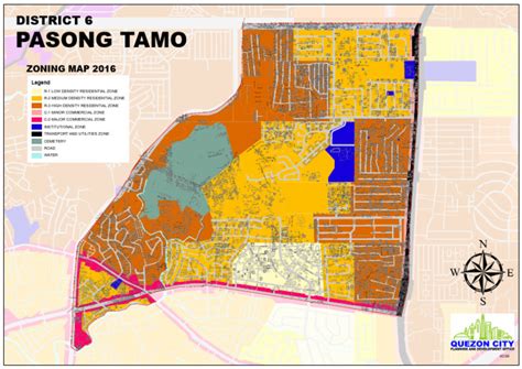 Detailed Road Map of Pasong Tamo .